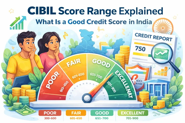 cibil score range in India explained with poor fair good and excellent credit score categories