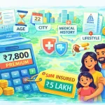 health insurance premium calculator india showing how insurance premium is calculated based on age coverage medical history and lifestyle