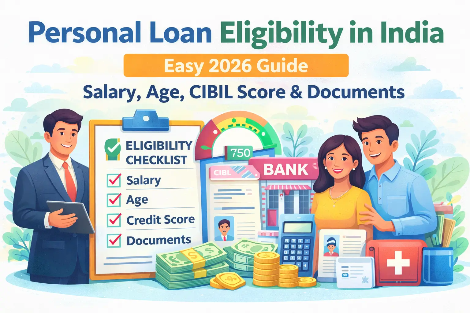 Personal Loan Eligibility in India personal loan eligibility in India salary age cibil score and documents explained